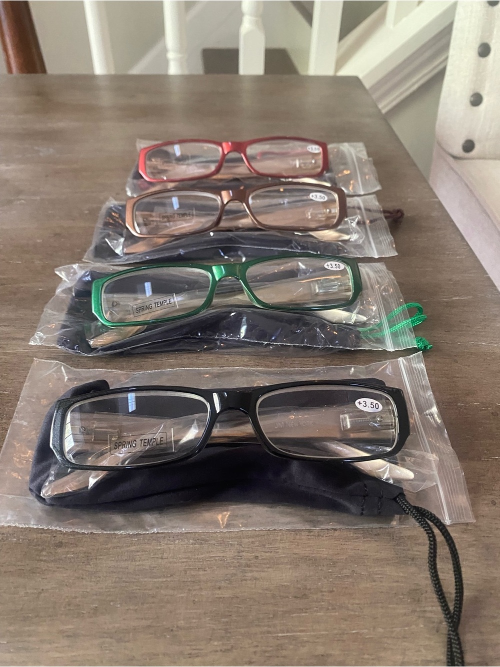 JM New York Joy Mangano Readers +3.50 Readers Eyeglasses Womens Lot 4 NEW